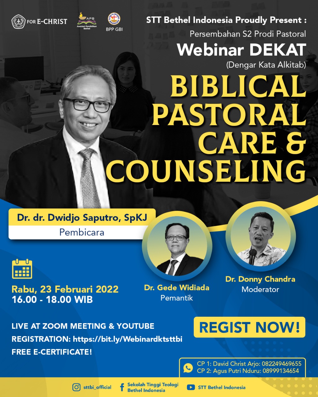 Read more about the article Webinar “Biblical Pastoral Care & Counseling