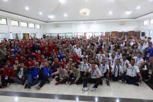 Pembukaan Jambore Tagana Indonesia Unsur Rajawali