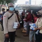 Pembagian Masker Kepada Masyarakat Terdampak Karhutla di Kalimantan Timur