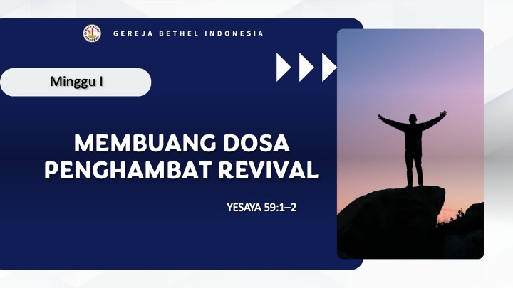 Read more about the article M1 – Membuang Dosa Penghambat Revival