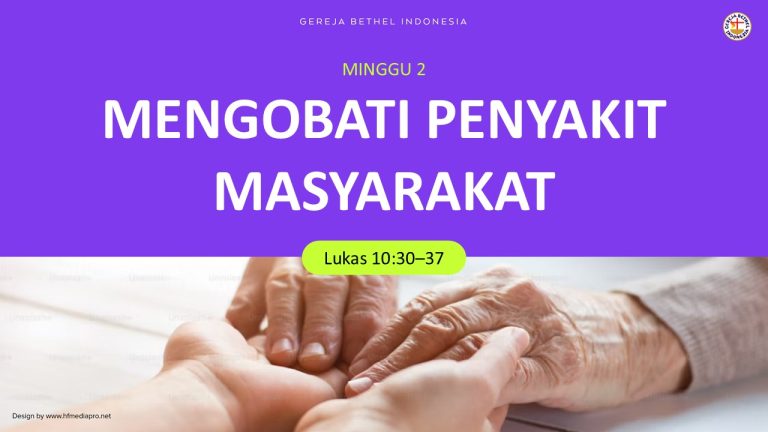 M2 – Mengobati Penyakit Masyarakat