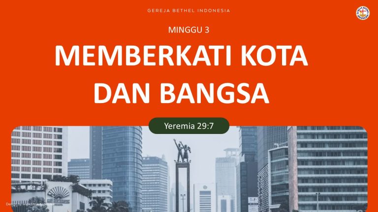 M3 – Memberkati Kota dan Bangsa