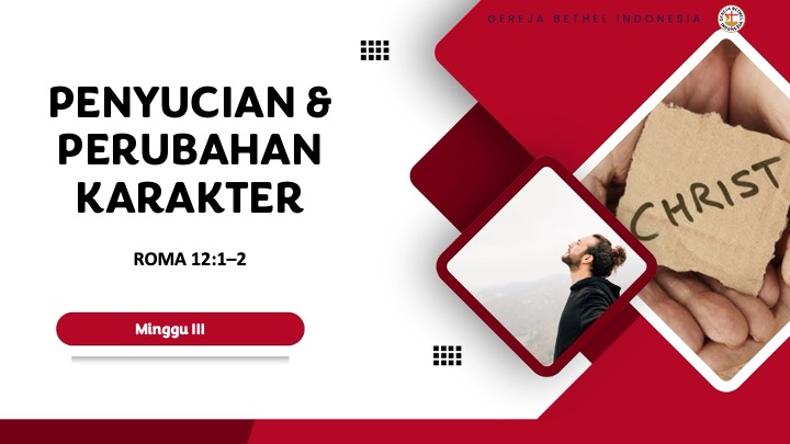 Read more about the article M3 – Penyucian dan Perubahan Karakter