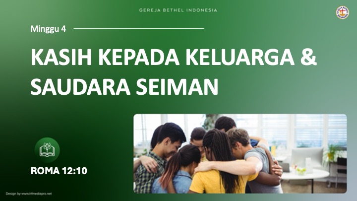 Read more about the article M4 – Kasih kepada Keluarga dan Saudara Seiman