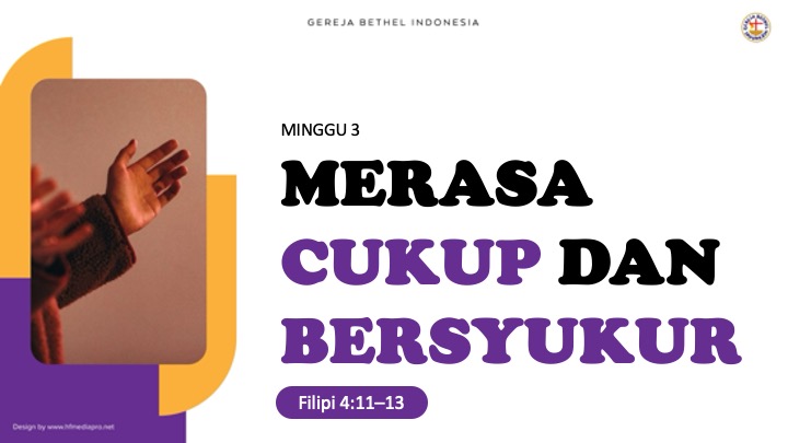 M3 – Merasa Cukup dan Bersyukur