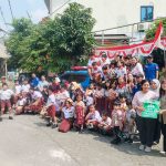 Tagana Masuk Sekolah Program Pelmas BPD Banten GBI