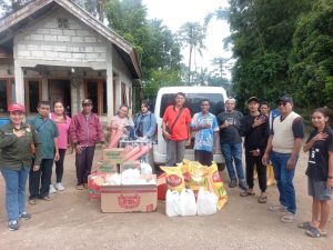 Penyaluran Bantuan untuk Gereja dan Jemaat Terdampak Longsor