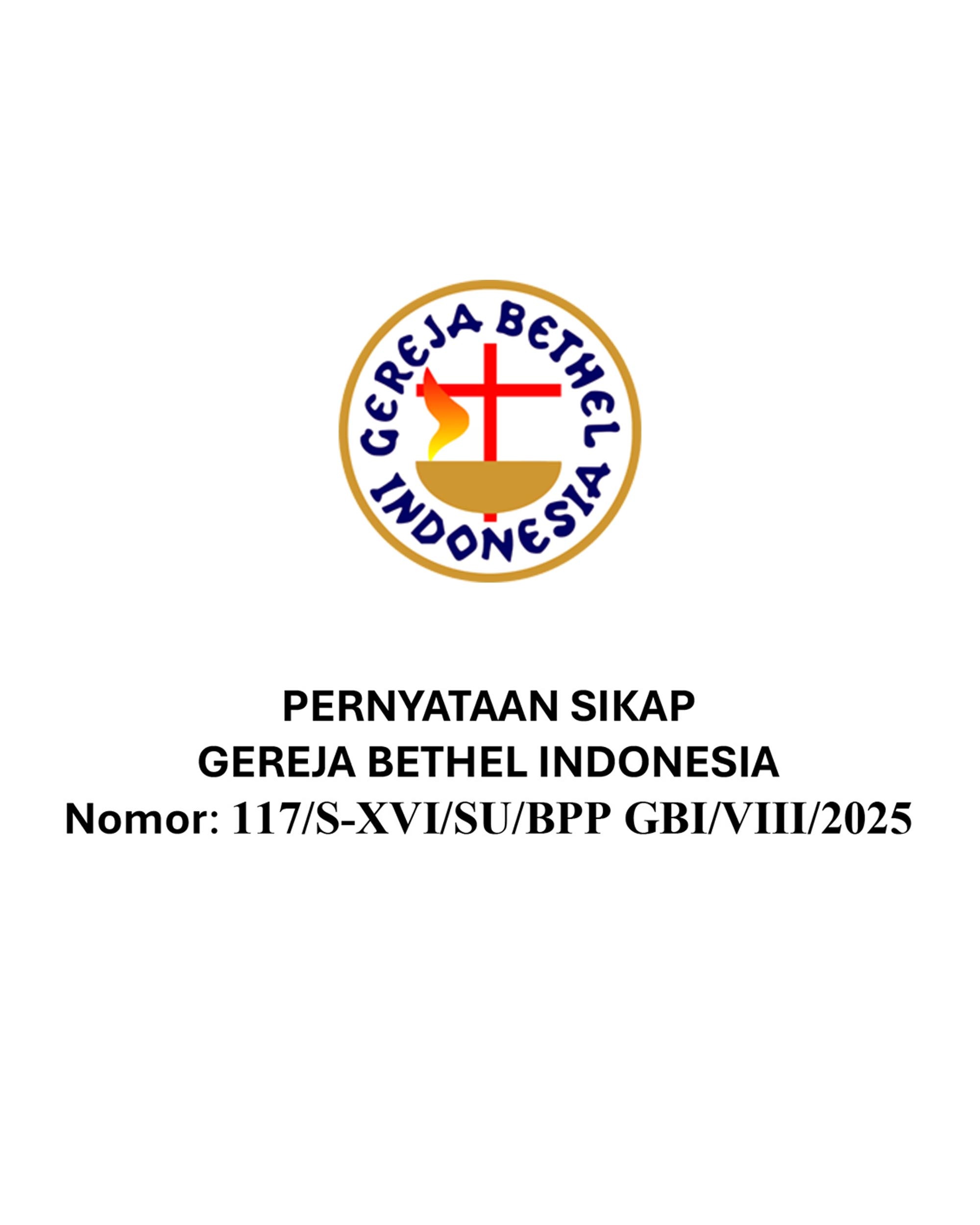 You are currently viewing PERNYATAAN SIKAP GEREJA BETHEL INDONESIA