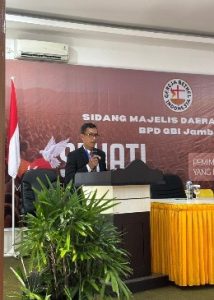 Sidang MD BPD Jambi GBI, Peneguhan Kembali Perda BPD Jambi