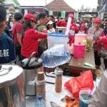 Tagana Sediakan Dapur Air di Jalan Sehat dan Doa Keliling Pasuruan