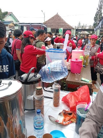You are currently viewing Tagana Sediakan Dapur Air di Jalan Sehat dan Doa Keliling Pasuruan
