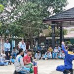 Tagana Rajawali Melakukan Mitigasi Bencana Di SLB Negeri Tenggarong, Kutai