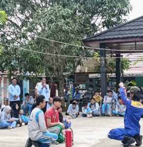 Tagana Rajawali Melakukan Mitigasi Bencana Di SLB Negeri Tenggarong, Kutai