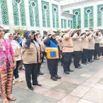 Tagana Indonesia Unsur Rajawali Apel Bersama