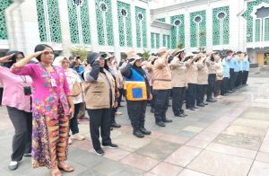 Tagana Indonesia Unsur Rajawali Apel Bersama